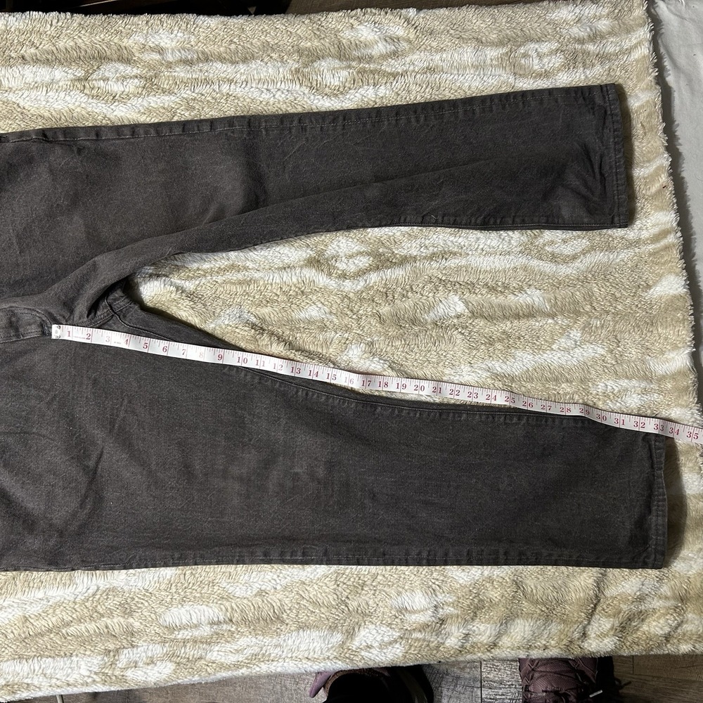 Tommy Hilfiger Mens Straight Leg Jeans Faded Black Denim 100% Cotton 5-Pocket - Picture 10 of 11